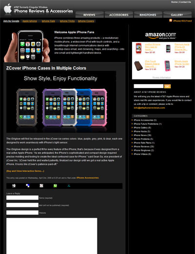 Following my other WordPress themes this is again another table-less layout that features semantic markup, banner ad area's and a sprite based tabbed navigation for sub-sections